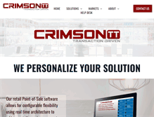 Tablet Screenshot of crimsontt.com